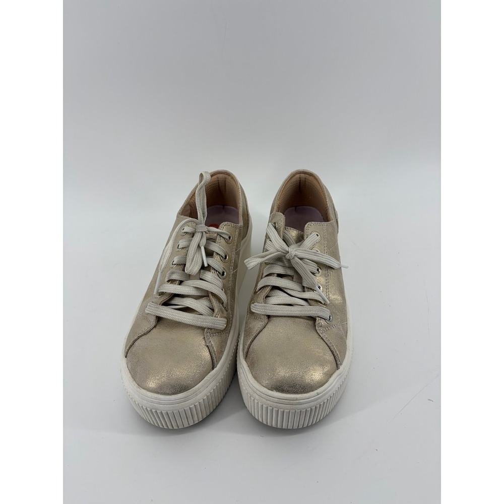 Dr. Scholl's "Forever Original" Platform Sneaker, Light Metallic Gold, Women 8.5
